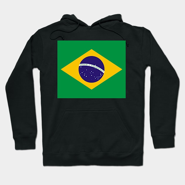 Flag of Brazil Hoodie by flag for all